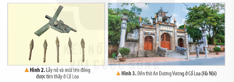 2. ĐỜI SỐNG KINH TẾ CỦA CƯ DÂN VĂN LANG, ÂU LẠCCâu hỏi: Đọc thông tin và quan sát các hình từ 4 đến 6, em hãy:- Mô tả một số nét chính về đời sống kinh tế của cư dân Văn Lang, Âu Lạc- Cho biết truyền thuyết Sơn Tinh, Thuỷ Tinh phản ánh điều gì. Giải chi tiết:- Một số nét chính về đời sống kinh tế của cư dân Văn Lang, Âu Lạc:+ Nghề chính là làm ruộng, trồng các loại rau, củ ăn quả. Ngoài ra người dân còn biết trồng dâu, nuôi tằm, ươm tơ, dệt vải,...+ Đúc đồng làm công cụ lao động, vũ khí và trang sức, họ còn làm đồ gốm, đóng thuyền,...- Truyền thuyết Sơn Tinh, Thuỷ Tinh phản ánh công cuộc lao động gian khổ của ông cha ta trong việc chống lại nạn bão lụt trên lưu vực đồng bằng Bắc Bộ thông qua hình ảnh Thuỷ Tinh dâng nước đánh Sơn Tinh 3. CÔNG CUỘC ĐẤU TRANH CHỐNG NGOẠI XÂM CỦA NHÀ NƯỚC VĂN LANG VÀ NHÀ NƯỚC ÂU LẠC