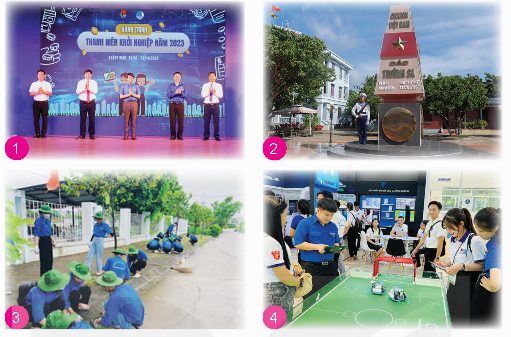 MỞ ĐẦUEm hãy chỉ ra những ca từ thể hiện ước muốn của nhân vật trong lời bài hát sau và cho biết ý nghĩa của những ước muốn đó“Nếu là chim tôi sẽ là loài bồ câu trắngNếu là hoa tôi sẽ là một đoá hướng dươngNếu là mây tôi sẽ là một vầng mây ấmLà người tôi sẽ chết cho quê hương”(“Tự nguyện”, nhạc và lời: Trương Quốc Khánh)Đáp án:Trong đoạn trích trên, tác giả đã sử dụng điệp cấu trúc “Nếu là…” để thể hiện ước muốn của nhân vật. Bồ câu trắng là hình ảnh biểu trưng cho khát vọng hoà bình, tình hữu nghị và tinh thần đoàn kết. Đoá hướng dương là loài hoa luôn hướng về phía mặt trời, nhằm chỉ những con người hướng đến những lý tưởng sống cao đẹp, những gì đẹp đẽ nhất trong cuộc sống. Thông qua những hình ảnh rất thơ nhưng cũng rất chân thật, gần gũi trên, tác giả đã thể hiện được khát vọng mạnh mẽ về lý tưởng sống: vượt qua khó khăn, thách thức, luôn cống hiến, sẵn sàng hi sinh vì hoà bình, độc lập của dân tộc 1. KHÁI NIỆM, Ý NGHĨA CỦA VIỆC SỐNG LÍ TƯỞNGEm hãy đọc các thông tin sau và trả lời câu hỏi:Câu hỏi thông tin 1:a. Em hãy nêu mong muốn của Chủ tịch Hồ Chí Minh trong thông tin trên.b. Chủ tịch Hồ Chí Minh đã thực hiện mong muốn trên như thế nào? Ý nghĩa mong muốn đó với dân tộc Việt Nam?Đáp án:a. Mong muốn tột bậc của Chủ tịch Hồ Chí Minh là làm cho đất nước ta được hoàn toàn độc lập, nhân dân ta được hoàn toàn tự do, đồng bào ta ai cũng có cơm ăn áo mặc, ai cũng được học hànhb. Để thực hiện được mong muốn tột bậc đó, Chủ tịch Hồ Chí Minh đã phải gắng sức làm, như một người lính vâng mệnh lệnh của quốc dân ra trước mặt trận. Điều đó đã thể hiện tinh thần yêu nước quật cường, vì nước vì dân, không quản ngại khó khăn, nêu cao tinh thần vì dân quên mình, vì nhân dân phục vụ của Người.  Câu hỏi thông tin 2:a. Em hãy chỉ ra mục đích sống của bác sĩ Đặng Thùy Trâm và đồng đội.b. Chi tiết nào trong những dòng nhật kí trên thể hiện suy nghĩ và hành động để đạt được mục đích đó?c. Em hãy cho biết thế nào là sống có lí tưởng và ý nghĩa của sống có lí tưởng.Đáp án:a. Mục đích sống của bác sĩ Đặng Thuỳ Trâm và đồng đội chính là chiến đấu cho Tổ quốc “Quyết tử cho Tổ quốc quyết sinh”, chiến đấu vì ngày mai của dân tộc, dâng trọn cuộc đời cho Tổ quốcb. Những chi tiết thể hiện suy nghĩ, hành động đó là: “chớ được cúi đầu trước giông tố”, “bằng nghị lực, niềm tin ở chính nghĩa, bằng lý tưởng cuộc đời mình mà đi tiếp những bước đường gai góc gian lao”, “ngẩng cao đầu mà sống”, “hi sinh còn dễ dàng hơn ăn một bát cơm”, “bền gan chiến đấu”, “con sống, chiến đấu và nghĩ rằng mình sẽ ngã xuống vì ngày mai của dân tộc”, “tự hào vì đã dâng trọn đời mình cho Tổ quốc” c. Lý tưởng được hiểu là suy nghĩ và định hướng hành động của mỗi người, đó là đích đến của con người muốn đến và được bắt đầu từ nhận thức, quan điểm sống và những hành động mang tính tích cực là điểm cuối cùng. Sống có lý tưởng là sống có định hướng rõ ràng, luôn vững vàng, cố gắng vươn mình và vượt qua mọi khó khăn để đi đến đích cuối cùng. Mỗi người đều có những ước mơ và mong muốn của riêng mình. Để đạt được điều này, sống có lý tưởng chính là một động lực to lớn giúp chúng ta dù gặp khó khăn hay thách thức gì cũng có thể vượt qua và hiện thực ước mơ của mình. Bởi lý tưởng sống giúp con người luôn sống tích cực, mong muốn khám phá và tự hoàn thiện bản thân. Khi mỗi cá nhân đều có một lý tưởng sống rõ ràng sẽ góp phần tạo ra một xã hội phát triển, hạnh phúc và văn minh. 2. LÝ TƯỞNG SỐNG CỦA THANH NIÊN VIỆT NAM NGÀY NAYEm hãy đọc các thông tin sau và trả lời câu hỏi:a. Dựa vào các thông tin trên, em hãy xác định nhiệm vụ của thanh niên Việt Nam và những thanh niên cần phải làm để thực hiện nhiệm vụ đó.b. Theo em, học sinh cần làm gì để thực hiện nhiệm vụ của thanh niên Việt Nam ngày nay?Đáp án:a. Thanh niên Việt Nam và những thanh niên có nhiệm vụ xung phong đến những nơi khó khăn gian khổ nhất, nơi nào người khác làm ít kết quả, thanh niên phải xung phong đến làm cho tốt, luôn rèn luyện đạo đức cách mạng. Để thực hiện được những nhiệm vụ đó, thanh niên cần phải nắm vững điều lệ của Đoàn Thanh niên Cộng sản Hồ Chí Minh, luôn phấn đấu vì lý tưởng của Đảng, của Bác Hồ vĩ đại, tích cực học tập, lao động rèn luyện, phát triển bản thân, tham gia các hoạt động xã hội, góp phần xây dựng quê hương, bảo vê đất nước, thực hiện nghiêm chủ trương, đường lối, chỉ đạo của nhà nước, chấp hành các quy định, điều lệ của Đoànb. Là một người học sinh còn đang ngồi trên ghế nhà trường, em cần tích cực học tập, chăm chỉ rèn luyện bản thân, lối sống, xây dựng hành vi, phát triển nhân cách, học tập và làm theo tấm gương đạo đức Hồ Chí Minh, sử dụng tiếng nói của bản thân, của một đoàn viên trong đội ngũ Đoàn Thanh niên để tuyên truyền lối sống tích cực, sinh hoạt Đoàn, góp phần xây dựng đội ngũ Đoàn viên ưu tú.  LUYỆN TẬPCâu 1: Em đồng tình hay không đồng tình với quan điểm nào dưới đây? Vì sao?a. Tất cả những người sống có mục đích đều là những người sống có lí tưởng.b. Người sống có lý tưởng là người luôn suy nghĩ và hành động để thực hiện mục tiêu chung của dân tộcc. Những ai tích cực làm giàu đều là người sống có lý tưởng.d. Ở mỗi thời đại khác nhau, con người có lý tưởng sống khác nhau.e. Người sống có lý tưởng là người có nhiều ước mơ, hoài bão.g. Đối với học sinh, tích cực học tập để mai sau lập nghiệp, góp phần xây dựng quê hương, đất nước chính là sống có lý tưởngĐáp án:a. Không đồng ý. Bởi vì sống có lý tưởng là khi mà con người có mục đích sống cao đẹp chứ không đơn thuần chỉ dừng lại ở việc sống có mục đíchb. Đồng ý. Vì sống có lý tưởng chính là động lực cho mỗi người phấn đấu hoàn thành được mục tiêu của bản thân, góp phần xây dựng đất nước giàu mạnh, văn minh, phù hợp với mục tiêu chung của dân tộcc. Không hoàn toàn đồng ý. Những người sống có lý tưởng không chỉ xuất phát từ nhu cầu vật chất mà còn có thể từ mong muốn, nguyện vọng đơn giản của bản thân, đáp ứng được nhu cầu về nhiều mặt, không chỉ riêng về vật chấtd. Đồng ý. Ví dụ như trong thời kỳ kháng chiến chống Pháp, chống Mỹ, lý tưởng của những con người lúc đó là khát vọng hoà bình, độc lập cho dân tộc, dân sinh cơm áo gạo tiền. Nhưng trong thời đại bây giờ, khi đất nước dành độc lập, hoà bình thì lý tưởng được chuyển hoá thành xây dựng đất nước giàu mạnh, dân chủ, văn minh, nâng cao chất lượng đời sống cho nhân dâne. Không đồng ý. Vì đôi khi sẽ có những người có ước mơ, hoài bão không cao đẹp, không có hành động thực tiễn để thực hiện ước mơ, hoài bão đó thì không được gọi là người sống có lý tưởngg. Đồng ý. Bởi trong quá trình đó, học sinh sẽ tích luỹ cho bản thân những tri thức quan trọng, phục vụ cho việc thực hiện hoá lý tưởng.Câu 2: Từ quan điểm dưới đây, em hãy viết bài thuyết trình về ý nghĩa của việc sống có lí tưởng:Lí tưởng là ngọn đèn chỉ đường. Không có lí tưởng thì không có phương hướng kiên định, mà không có phương hướng kiên định thì không có cuộc sống.(Lev Nikolayevich Tolsoy)Đáp án:Lý tưởng được hiểu là suy nghĩ, định hướng hành động của mỗi người, là đích đến của con người muốn đến và được bắt đầu từ nhận thức, quan điểm sống và những hành động mang tính tích cực là điểm cuối cùng. Mỗi chúng ta đều có những ước mơ và mong muốn của riêng mình trong cuộc sống. Để đạt được điều này, lý tưởng sống chính là một động lực to lớn giúp chúng ta dù gặp khó khăn hay thách thức gì cũng có thể vượt qua và hiện thực ước mơ của mình. Lý tưởng sống giúp con người luôn sống tích cực, mong muốn khám phá và tự hoàn thiện bản thân. Từ đó, cuộc sống của chúng ta sẽ trở nên hạnh phúc, ý nghĩa hơn rất nhiều. Khi mỗi cá nhân đều có một lý tưởng sống rõ ràng sẽ góp phần tạo ra một xã hội phát triển, hạnh phúc và văn minh. Với những người sống không có lý tưởng, họ thường gặp phải tình trạng mông lung, không biết đi đâu về đâu và dễ cảm thấy chán nản khi làm việc, cũng như có xu hướng sống tiêu cực hơn với người bình thường. Nếu “sống không mục đích thì không làm được gì cả” và nếu “mục đích tầm thường thì cũng không làm được điều gì vĩ đại”. Vì vậy, mỗi người chúng ta cần xác định lý tưởng sống cho bản thân của mình, coi đó là “ngọn đèn chỉ đường” để dẫn lối, thúc đẩy chúng ta quyết tâm thực hiện đến cùng mục tiêu của bản thân.  Câu 3: Em hãy nhận xét về việc làm của thanh niên trong các bức ảnh dưới đây và nêu ý nghĩa của những việc làm đó.Đáp án:Bức tranh 1: Phát động và tổ chức cuộc thi “Hành trình thanh niên khởi nghiệp” => phát hiện nhân tài, những người trẻ đầy tài năng, sự sáng tạo, triển vọngBức tranh 2: Thanh niên xây dựng và bảo vệ Tổ quốc => nêu cao tinh thần yêu nước, ý chí quyết tâm giữ gìn non sông nước nhà Bức tranh 3: Thanh niên Việt Nam trồng cây, tham gia tình nguyện, bảo vệ môi trường => thái độ tích cực trong bảo vệ môi trường, nhận thức về tầm quan trọng của môi trường đối với việc xây dựng và phát triển đất nướcBức tranh 4: Tích cực ứng dụng STEAM, STEM, trải nghiệm hoạt động giáo dục tích cực, đồng hành cùng học sinh Việt Nam trong sự nghiệp giáo dục => ứng dụng khoa học công nghệ trong hoạt động trải nghiệm, giảng dạy thông qua hoạt động robotic, lập trình, góp phần vào sự nghiệp công nghiệp hoá, hiện đại hoá đất nước Câu 4: Em hãy kể về một tấm gương thanh niên Việt Nam tiêu biểu trong hoạt động học tập/ nghiên cứu khoa học/ khởi nghiệp/ thiện nguyện… và rút ra bài học cho bản thân.Đáp án:Nguyễn Phương Thảo (SN 2000, tấm gương thanh niên Việt Nam tiêu biểu trong lĩnh vực học tập): Huy chương vàng Olympic sinh học quốc tế 2018, xếp thứ nhất toàn cuộc thi; chứng nhận Huy chương vàng Olympic sinh học quốc tế 2018 của Hội đồng IBO, Huy chương bạc Olympic sinh học quốc tế 2017… Câu 5: Dựa vào nhiệm vụ của thanh niên Việt Nam, em hãy xác định nhiệm vụ mà bản thân phải thực hiện trong học tập và cuộc sống, từ đó xây dựng kế hoạch để thực hiện những nhiệm vụ đó.Đáp án:Khi còn là học sinh ngồi trên ghế nhà trường, em cần tích cực chăm chỉ, rèn luyện đạo đức, tác phong như người Đoàn viên Thanh niên tiêu biểu, hăng hái tham gia các hoạt động tình nguyện, tuyên truyền nề nếp sống tích cực, đẩy lùi và bài trừ những thói hư tật xấu, hành vi làm xấu đi hình ảnh người thanh niên Việt Nam tích cực, xây dựng lý tưởng sống cao đẹp, góp phần vào sự nghiệp công nghiệp hoá, hiện đại hoá đất nước.  VẬN DỤNG