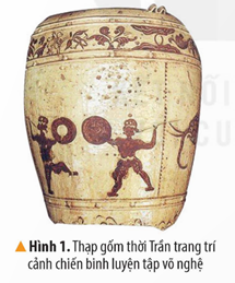+ Đóng góp của Chu Văn An đối với lịch sử dân tộc: đóng góp to lớn với sự nghiệp giáo dục nước nhà suốt theo chiều dài lịch sử 2. CUỘC KHÁNG CHIẾN CHỐNG QUÂN XÂM LƯỢC MÔNG - NGUYÊNCâu hỏi: Đọc thông tin và quan sát các hình từ 3 đến 5, em hãy:- Kể tóm tắt về chiến thắng Bạch Đằng năm 1288- Kể câu chuyện về một nhân vật có đóng góp trong cuộc kháng chiến chống quân xâm lược Mông – Nguyên   Giải chi tiết:- Tóm tắt về chiến thắng Bạch Đằng năm 1288+ Năm 1287 – 1288, vua Nguyên tiếp tục cho quân xâm lược nước ta, dù chiếm được Thăng Long nhưng vẫn phải rút quân về nước theo đường thuỷ, bộ+ Nhân cơ hội đó, nhà Trần đã bố trí trận địa cọc ở cửa sông Bạch Đằng để chặn giặc+ Khi đoàn thuyền giặc rút gần đến cửa sông thì bất ngờ bị tấn công buộc phải rút lui theo đường dẫn ra bãi cọc, quân nhà Trần giả thua bỏ chạy để giặc đuổi theo lọt vào trận địa mai phục của ta+ Thuyền giặc vướng vào cọc bị vỡ, đắm rất nhiều, quân Trần giành thắng lợi- Câu chuyện về Trần Quốc Toản có đóng góp trong cuộc kháng chiến chống quân xâm lược Mông – Nguyên+ Để chuẩn bị cho cuộc kháng chiến sau khi đánh thắng giặc Nguyên lần thứ nhất, nhà vua mở hội nghị Bình Than để bàn kế sách+ Biết tin, Trần Quốc Toản đến xin dự, dù còn nhỏ tuổi những có chí khí, vua đã khen và thưởng cho quả cam. Tuy nhiên Trần Quốc Toản đã vô ý bóp quả cam trong tay vì căm giận quân giặc mà lại không được dự họp+ Sau đó, Trần Quốc Toản tập hợp mọi người luyện tập, rèn vũ khí, tham gia nhiều trận đánh lớn và hy sinh khi mới 18 tuổi 3. LUYỆN TẬPCâu 1: Hoàn thành bảng (theo gợi ý dưới đây vào vở) về một số nét chính của lịch sử Việt Nam dưới Triều Trần.Giải chi tiết:Lĩnh vựcNét chínhNhân vật lịch sử tiêu biểuChính trị- Thực hiện chế độ Thái Thượng hoàng- Bộ máy nhà nước tổ chức chặt chẽTrần Nhân TôngQuân đội- Quân đội được tổ chức quy củ, chặt chẽ- Nhiều tướng giỏi đã có công lớn trong kháng chiến chống ngoại xâmTrần Quốc Tuấn, Trần Quang Khải, Trần Nhật Duật, Trần Khánh Dư,..Giáo dục, khoa cử- Giáo dục, khoa cử được chú trọng- Trường học được mở ở nhiều địa phương, đào tạo được nhiều nhân tài cho đất nước- Tổ chức kì thi Thái học sinh, đặt danh hiệu “Tam khôi” tôn vinh 3 người xuất sắc nhấtChu Văn An, Nguyễn Hiền, Mạc Đĩnh Chi,...Kháng chiếnĐánh bại quân Mông – Nguyên bằng nhiều chiến thắng quan trọngTrần Quốc Tuấn, Trần Quốc Toản Câu 2: Giới thiệu về một nhân vật thời Trần và đóng góp của nhân vật đó đối với lịch sử dân tộc thông qua tư liệu mà em sưu tầm đượcGiải chi tiết:- Giới thiệu về vua Trần Nhân Tông: ông là một vị vua nhưng cũng là một nhà sư - Trần Nhân Tông vừa lên ngôi vua đã đánh bại được đội quân Nguyên Mông mạnh nhất thời bấy giờ, đưa thời Trần trở thành thời kỳ hưng thịnh nhất trong lịch sử- Trần Nhân Tông xây dựng đất nước thái bình dựa trên triết lý đạo Phật- Khi đất nước đã thái bình, ông đã từ bỏ đỉnh cao danh vọng và quyền lực để xuất gia tu hành 4. VẬN DỤNG