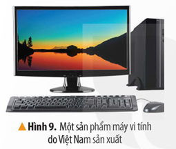 2. ĐẤT NƯỚC THỜI KÌ ĐỔI MỚICâu 1: Đọc thông tin và quan sát các hình từ 6 đến 9, em hãy nêu một số thành tựu về kinh tế - xã hội của đất nước thời kì Đổi mới.Giải chi tiết:Một số thành tựu về kinh tế - xã hội của đất nước thời kì Đổi mới là:- Kinh tế ngày càng phát triển, hàng hoá dồi dào, nhiều sản phẩm vừa cung cấp đủ nhu cầu trong nước vừa được xuất khẩu- Việt Nam vươn lên trở thành một trong những nước xuất khẩu gạo hàng đầu thế giới- Đời sống vật chất và tinh thần của người dân ngày càng được cải thiện, tăng vị thế và uy tín trên trường quốc tế Câu 2: Hãy mô tả một hiện vật hoặc một công trình cụ thể của thời kì Đổi mới ở nước ta hiện nay.Mô tả máy vi tính:- Có nhiều loại khác nhau nhưng thường có 2 loại phổ biến là máy tính để bàn và máy tính xách tay- Một máy tính bao gồm các bộ phận như: bộ xử lý trung tâm (CPU), nộ nhớ (Memory), bộ vào (Input device),...- Máy tính có khả năng xử lý thông tin với tốc độ nhanh chóng, cho phép chúng ta thực hiện các nhiệm vụ mà bằng tay thì không thể hoặc tốn nhiều thời gian3. LUYỆN TẬPHoàn thành bản thống kê (theo gợi ý dưới đây vào vở) về một số thành tựu tiêu biểu của đất nước thời kì Đổi mớiGiải chi tiết:Lĩnh vựcThành tựu tiêu biểuKinh tế- Xuất khẩu các mặt hàng như: gạo, nông sản, thuỷ sản,..- Trở thành một trong những nước xuất khẩu gạo hàng đầu thế giớiVăn hoá, xã hội- Đời sống vật chất và tinh thần của người dân ngày càng được cải thiện- Tăng vị thế và uy tín của Việt Nam trên trường quốc tế 4. VẬN DỤNG