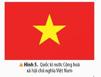 2. LÃNH THỔ VÀ ĐƠN VỊ HÀNH CHÍNHCâu hỏi: Đọc thông tin và quan sát hình 3, em hãy:-  Mô tả hình dạng lãnh thổ phần đất liền của Việt Nam.- Nêu số lượng đơn vị hành chính và kể tên một số tỉnh, thành phố trực thuộc Trung ương của nước ta.Giải chi tiết:- Lãnh thổ phần đất liền của Việt Nam có hình dạng chữ S, hẹp ngang và trải dài theo chiều bắc – nam.- Việt Nam có 63 đơn vị hành chính gồm tỉnh và thành phố trực thuộc Trung ương- Một số thành phố trực thuộc Trung ương là: Hà Nội, Thành phố Hồ Chí Minh,... 3. QUỐC KÌ, QUỐC HUY QUỐC CA NƯỚC CỘNG HÒA XÃ HỘI CHỦ NGHĨA VIỆT NAMCâu hỏi: Đọc thông tin và quan sát các hình 5, 6, em hãy nêu ý nghĩa của Quốc kì, Quốc huy, Quốc ca nước Cộng hoà xã hội chủ nghĩa Việt NamGiải chi tiết:- Quốc kì: thể hiện cho sự thống nhất, độc lập, tự chủ và hoà bình của dân tộc Việt Nam- Quốc huy: thể hiện khát vọng về một nền hoà bình, độc lập, tự do và một nước Việt Nam phát triển thịnh vượng, sánh vai cùng các quốc gia trên thế giới- Quốc ca: thể hiện sự hi sinh to lớn, chiến thắng vinh quang của các thế hệ đi trước và cũng là thể hiện khát vọng độc lập, tự do và phát triển của Việt Nam 4. LUYỆN TẬPXác định trên bản đồ hành chính Việt Nam 5 thành phố trực thuộc Trung ương, quần đảo Trường Sa và quần đảo Hoàng Sa.Giải chi tiết:- 5 thành phố trực thuộc Trung ương là: Hà Nội, Hải Phòng, Đà Nẵng, Thành phố Hồ Chí Minh, Cần Thơ- Quần đảo Trường Sa thuộc tỉnh Khánh Hoà, quần đảo Hoàng Sa thuộc thành phố Đà Nẵng, cả 2 quần đảo đều nằm ở trung tâm biển Đông, thuộc địa phận Việt Nam. 5. VẬN DỤNG