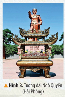 2. KỂ CHUYỆN VỀ MỘT SỐ NHÂN VẬT LỊCH SỬ TIÊU BIỂU TRONG CUỘC ĐẤU TRANH CHỐNG BẮC THUỘCCâu hỏi: Đọc thông tin và quan sát các hình từ 1 đến 3, em hãy:- Kể câu chuyện về một nhân vật lịch sử tiêu biểu trong cuộc đấu tranh chống Bắc thuộc.- Chia sẻ điều em biết được qua câu chuyện đó.Giải chi tiết:- Kể câu chuyện về Trưng Vương trừ giặc Hán:+ Có hai chị em gái tên là Trưng Trắc, Trưng Nhị giỏi võ nghệ, nuôi ý chí giành lại non sống. Bỗng một ngày chồng bà Trưng Trắc bị Thái thú Tô Định giết hại, Trưng Trắc đã cùng em gái phất cờ khởi nghĩa+ Cuộc khởi nghĩa được nhân dân hưởng ứng, sau đó giành thắng lợi, Trưng Trắc được tôn lên làm vua- Qua câu truyện trên, cuộc khởi nghĩa đã cho em thấy được tinh thần bất khuất của nhân dân ta, là tiền đề cho việc khôi phục nền độc lập, tự chủ của đất nước sau này. 3. LUYỆN TẬPCâu 1: Hãy vẽ và hoàn thiện trục thời gian (theo gợi ý dưới đây vào vở) thể hiện một số cuộc đấu tranh tiêu biểu trong thời kì Bắc thuộcGiải chi tiết:Thời gianCâu 2: Kể lại câu chuyện về một nhân vật tiêu biểu trong cuộc đấu tranh chống Bắc thuộc mà em sưu tầm được.Giải chi tiết:- Câu chuyện về Ngô Quyền đánh tan quân Nam Hán năm 938- Sau khi Dương Đình Nghệ - bố vợ của Ngô Quyền bị sát hại, Ngô Quyền đã đưa quân ra Bắc để trị tội kẻ phản nghịch- Khi nghe tin giặc sắp đến, Ngô Quyền cho người đem cọc lớn vạt nhọn, đầu bịt sắt đóng ngầm tên sông Bạch Đằng, sau đó giả vờ thua và rút chạy để dụ quân giặc vào trận địa- Khi thuỷ triều rút xuống, ông cho quân phản công khiến thuyền của giặc va vào bãi cọc, bị vỡ và đắm thuyền, quân ta đại thắng.4. VẬN DỤNG