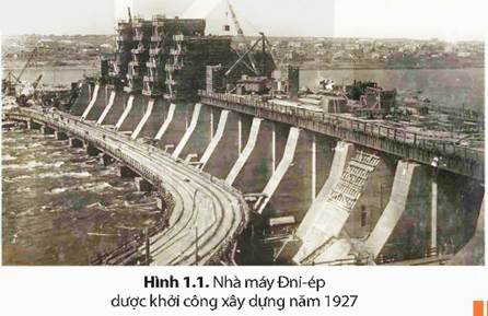 MỞ ĐẦUHình bên là nhà máy thủy điện lớn nhất của châu Âu vào những năm 30 của thế kỉ XX – một trong những thành tựu tiêu biểu về kinh tế của công cuộc xây dựng chủ nghĩa ở Liên Xô. Không chỉ vậy, Liên Xô còn đạt được nhiều thành tựu rực rỡ trên các lĩnh vực khác. Hãy chia sẻ thêm một số thành tựu của Liên Xô mà em biết.Giải chi tiết:Một số thành tựu của Liên Xô mà em biết là: nhà máy điện hạt nhân đầu tiên, vệ tinh nhân tạo đầu tiên của loài người, người đầu tiên bay vào vũ trụ và tàu thăm dò đầu tiên đáp xuống hành tinh khác (Sao Kim) 1. NƯỚC NGA XÔ VIẾT TỪ NĂM 1918 ĐẾN NĂM 1922Câu hỏi: Nêu những nét chính về tình hình nước Nga Xô viết từ năm 1918 đến năm 1922?Giải chi tiết:- Sau thắng lợi của Cách mạng Tháng Mười năm 1917, nước Nga Xô viết bị quân đội 14 đế quốc câu kết với các thế lực phản cách mạng trong nước tấn công vũ trang- Từ năm 1918 – 1920, Nga tiến hành cuộc chiến tranh cách mạng chống thù trong, giặc ngoài- Từ năm 1919 với việc thực hiện “Chính sách cộng sản thời chiến”, Xô viết đã kiểm soát được các ngành kinh tế then chốt: ngân hàng, đường sắt, ngoại thương,...- Cuối 1920, Hồng quân đánh tan giặc ngoại xâm và nội phản, bảo vệ chính quyền cách mạng, xoá bỏ những bất công trong xã hội, thực hiện quyền tự do dân chủ, quyền tự quyết của các dân tộc- Tháng 3 – 1921, Đảng Bôn-sê-vích thực hiện “Chính sách kinh tế mới”, từng bước vượt qua khủng hoảng, phục hồi kinh tế và đời sống nhân dân được cải thiện 2. LIÊN XÔ TỪ NĂM 1922 ĐẾN NĂM 1945Câu hỏi 1: Hãy trình bày những thành tựu tiêu biểu của công cuộc xây dựng chủ nghĩa xã hội ở Liên Xô (1925 – 1941)Giải chi tiết:- Về kinh tế: + Liên Xô đã trở thành một cường quốc công nghiệp+ Sản xuất công nghiệp chiếm hơn 70% tổng sản phẩm kinh tế quốc dân, sản lượng công nghiệp đứng đầu châu Âu và đứng thứ 2 thế giới (sau Mỹ)+ Công cuộc tập thể hoá nông nghiệp hoàn thành với quy mô sản xuất lớn- Về xã hội, văn hoá, giáo dục: + Giai cấp bóc lột bị xoá bỏ, chỉ còn lại 2 giai cấp lao động và công nhân và nông dân tập thể, cùng tầng lớp trí thức xã hội chủ nghĩa+ Xóa được nạn mù chữ, xây dựng hệ thống giáo dục thống nhất, hoàn thành phổ cập Trung học cơ sở ở các thành phố+ Các lĩnh vực khoa học tự nhiên, khoa học xã hội, văn học – nghệ thuật đạt được nhiều thành tựu to lớn Câu hỏi 2: Hãy cho biết một số hạn chế của công cuộc xây dựng chủ nghĩa xã hội ở Liên Xô (trước năm 1941).Giải chi tiết:- Nóng vội, thiếu dân chủ trong quá trình tập thể hóa nông nghiệp- Chưa chú trọng đúng mức đến việc nâng cao đời sống nhân dân LUYỆN TẬP VÀ VẬN DỤNG