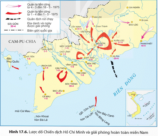 MỞ ĐẦUTrong bài thơ chúc Tết năm 1968, Chủ tịch Hồ Chí Minh viết: Xuân này hơn hẳn mấy xuân qua, Thắng trận tin vui khắp nước nhà. Nam Bắc thi đua đánh giặc Mỹ. Tiến lên! Toàn thắng ắt về ta!Theo em, quân dân hai miền Nam, Bắc đã giành được những thắng lợi tiêu biểu nào trong giai đoạn 1965 – 1975? Thắng lợi nào là dấu mốc kết thúc cuộc kháng chiến chống Mỹ, cứu nước của nhân dân Việt Nam?Giải chi tiết:- Quân dân hai miền Nam, Bắc đã giành được những thắng lợi tiêu biểu trong giai đoạn 1965 – 1975: Chiến đấu chống chiến lược “Chiến tranh cục bộ” của Mĩ, Miền Bắc chiến đấu chống chiến tranh phá hoại lần thứ nhất của Mĩ,…- Thắng lợi của Chiến dịch Hồ Chí Minh là dấu mốc kết thúc cuộc kháng chiến chống Mỹ, cứu nước của nhân dân Việt Nam 1. CẢ NƯỚC TRỰC TIẾP CHIẾN ĐẤU CHỐNG MỸ, CỨU NƯỚC (1965 – 1973)Câu hỏi 1: Hãy mô tả những thắng lợi tiêu biểu của quân dân miền Nam trong các giai đoạn 1965 - 1968, 1969 - 1973.Giải chi tiết:- Trong giai đoạn 1965 – 1968: Năm 1965: Trận Vạn Tường đã mở đầu cao trào  Tìm Mỹ mà đánh, lùng Ngụy mà diệt