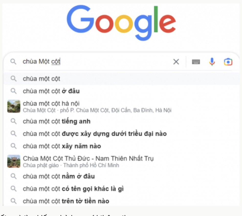KHỞI ĐỘNGKhoa: Hôm qua bố tớ vừa dạy cho tớ cách tìm kiếm thông tin trên Internet đấy. Chúng ta có thể tìm kiếm thông tin về các đời vua Hùng để hoàn thành bài tập nhóm môn Lịch sử và Địa lí.Minh: Hay đấy! Cậu hướng dẫn cho tớ cách tìm kiếm thông tin được không?Khoa: Trước tiên, cậu phải xác định được chủ đề mình định tìm kiếm, từ đó tìm các từ hoặc cụm từ liên quan đến thông tin tìm kiếm.Câu hỏi: Theo em, bạn Khoa và bạn Minh đang cần tìm thông tin theo chủ đề gì? Với chủ để đó, em hãy đưa ra các từ hoặc cụm từ gợi ý để các bạn tìm kiếm thông tin.Giải chi tiết:Bạn Khoa và bạn Minh đang cần tìm thông tin theo chủ đề các đời vua Hùng, môn Lịch sử và Địa lí.Các từ hoặc cụm từ gợi ý để các bạn tìm kiếm thông tin:Các đời vua Hùng.Vua Hùng. 1. TÌM KIẾM THÔNG TIN TRÊN INTERNETCâu hỏi: Bạn Khoa đã chỉ cho bạn Minh tìm thông tin trên Internet bằng cách truy cập vào trang web nào? Em hãy nhận xét kết quả tìm kiếm. Giải chi tiết:Bạn Khoa đã chỉ cho bạn Minh tìm thông tin trên Internet bằng cách truy cập vào trang web google.comKết quả tìm kiếm cho kết quả liên quan đến vua Hùng. Câu 1: Nếu muốn tìm kiếm thông tin về Bảo tàng Dân tộc học Việt Nam thì từ khóa nào là phù hợp nhất?A. Bảo tàng. B. Bảo tàng Dân tộc học Việt Nam.C. Bảo tàng Việt Nam. D. Các dân tộc ở Việt Nam.Giải chi tiết:B. Bảo tàng Dân tộc học Việt Nam.. Câu 2: Sắp xếp các bước theo đúng thứ tự để tìm kiếm thông tin.a) Truy cập vào máy tìm kiếm.b) Gõ từ khóa vào ô tìm kiếm.c) Xác định từ khóa.d) Nháy chuột vào một siêu liên kết để mở trang web xem thông tin chi tiết.Giải chi tiết:c) Xác định từ khóa.a) Truy cập vào máy tìm kiếm.b) Gõ từ khóa vào ô tìm kiếm.d) Nháy chuột vào một siêu liên kết để mở trang web xem thông tin chi tiết. 2. THỰC HÀNH TÌM THÔNG TIN TRÊN INTERNETCâu hỏi: Sử dụng máy tìm kiếm để tìm kiếm các thông tin về Hồ Gươm.Giải chi tiết:Những hướng dẫn sau đây sử dụng máy tìm kiếm Google để minh họaBước 1: Xác định từ khóa là Hồ Gươm.Bước 2: Mở trình duyệt web và gõ địa chỉ máy tìm kiếm vào thanh địa chỉ:Bước 3: Gõ từ Ho Guom vào ô tìm kiếm (có thể chọn một vụm từ gợi ý trong danh sách đổ xuống), rồi nhấn phím Enter.Bước 4: Kết quả tìm kiếm là danh sách các trang web có chứa từ khóa tìm kiếm. Em hãy quan sát và nhận xét về trang thông tin kết quả. Bước 5: Nháy chuột vào một siêu liên kết để mở trang web và xem thông tin chi tiết về Hồ Gươm. LUYỆN TẬPCâu 1: Các bạn chọn từ khóa cho chủ đề về vai trò của không khí đối với con người. Mỗi bạn lựa chọn từ khóa tìm kiếm khác nhau, theo em bạn nào sau đây chọn từ khóa phù hợp nhất?A. Khoa: Không khí.B. An: Không khí và con người.C. Minh: Vai trò cua không khí đối với con người.D. Hoa: Con người cần không khí không?Giải chi tiết:C. Minh: Vai trò cua không khí đối với con người. Câu 2: Thực hành tìm kiếm thông tin theo chủ đề tìm hiểu về Văn Miếu - Quốc Tử Giám theo các yêu cầu sau:1) Xác định từ khóa.2) Truy cập vào máy tìm kiếm và tìm kiếm thông tin.3) Nhận xét về kết quả nhận được.Giải chi tiết:1) Xác định từ khóa: Văn Miếu - Quốc Tử Giám2) Truy cập vào máy tìm kiếm và tìm kiếm thông tin.3) Kết quả cho ra đáp án cần tìm. VẬN DỤNG