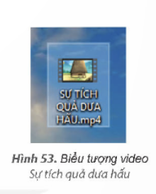 KHỞI ĐỘNGCâu 1: Em nhận được một video do thầy cô giáo cung cấp về ngày Tết Nguyên Đán. Em hãy xem video để biết ý nghĩa của ngày Tết, đặc trưng của phong tục đón Tết của ba miền Bắc - Trung - Nam và kể lại những điều mà em biết qua video đó. Giải chi tiết:Bước 1: Trước khi xem video- Kiểm tra để đảm bảo trên máy tính đã có video cần xem về chủ đề Tết ba miền.- Suy nghĩ về những niềm vui trong ngày Tết Nguyên đán và sẵn sàng tìm thấy những điểm mới lạ với em về phong tục đón Tết như món ăn ngày Tết, mâm ngũ quả, loại hoa ngày Tết, hoạt động và trò chơi trong ngày Tết, lời nói và hành vi trong ngày Tết,...Bước 2: Mở video Tết ba miền- Nháy bút phải chuột vào biểu tượng video Tết ba miền trên màn hình nền.- Chọn Open with -> Windows Media Player.Bước 3: Xem video trên Windows Media Player- Sử dụng một số nút điều khiển trên phần mềm Windows Media Player để xem video.- Xem video. Lưu ý những chi tiết, những phong tục mới lạ, gây ấn tượng để kể lại cho mọi người nghe.Bước 4: Kể lại chi tiết ấn tượng về phong tục đón Tết- Kể lại những điểm khác nhau về phong tục đón Tết giữa nơi em đang sống và ở những nơi m em được xem trong video.- Nhấn mạnh hơn đến những chi tiết mà em thấy mới mẻ và thú vị qua đoạn video được xem, như món ăn, loại hoa quả, trò chơi, bài hát, thói quen,... Câu 2: Em nhận được một video do thầy cô giáo cung cấp về truyền thuyết các đời vua Hùng. Em hãy xem video để cảm nhận và kể lại những điều mà em thấy mới mẻ, thú vị trong video đó.Giải chi tiết: Bước 1: Trước khi xem video- Kiểm tra để đảm bảo trên máy tính đã có video cần xem về một truyền thuyết của thời kì các vua Hùng. Chẳng hạn, video Sự tích quả dưa hấu.Bước 2: Mở video Sự tích quả dưa hấuTương tự như video Tết ba miền, chọn Open with -> Windows Media PlayeBước 3: Xem video Sự tích quả dưa hấu- Xem video. Lưu ý nội dung và ý nghĩa của câu chuyện hoặc những chi tiết mới mẻ, gây ấn tượng để kể lại cho mọi người nghe.- Em có thể sử dụng các nút điều khiển để xem lại từng đoạn videoBước 4: Kể lại Sự tích quả dưa hấuKể lại nội dung câu chuyện Sự tích quả dưa hấu hoặc những điều thú vị, mới mẻ mà em thấy trong video được xem như hình ảnh, việc làm của các nhân vật, kết quả của sự chăm chỉ lao động... LUYỆN TẬPCâu 1: Em hãy ghép mỗi biểu tượng ở cột A với ý nghĩa của chúng ở cột B cho phù hợp. Em hãy nêu tên một video cho em biết về truyền thống giặc ngoại xâm của dân tộc ta. Hãy kể lại nội dung hoặc những điều mới mẻ em biết được qua video đó.Giải chi tiết:Xem video Hưng Đạo Đại Vương Trần Quốc Tuấn 3 lần đánh giặc ngoại xâmTrần Quốc Tuấn, (Trần Hưng Đạo) sinh năm 1226 và mất năm 1300. Vào thế kỉ XIII (13), quân Nguyên Mông đã ba lần hùng hổ sang xâm lấn nước ta. Ông được vua nhà Trần phong tướng và cử cầm quân đánh giặc. Dưới sự lãnh đạo của ông, quân dân nhà Trần đã giành thắng lợi vẻ vang. Ông đã soạn ra sách dạy việc dùng binh gọi là Binh thư yếu lược