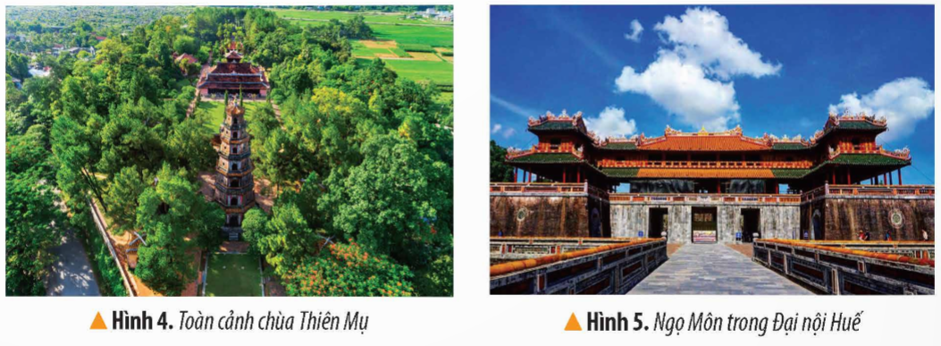 KHỞI ĐỘNGCâu hỏi: Quần thể di tích Cố đô Huế là di sản văn hoá thế giới đầu tiên của Việt Nam được UNESCO ghi danh. Hãy chia sẻ những điều em biết về di sản này.Giải chi tiết:Quần thể di tích Cố đô Huế hay Quần thể kiến trúc cố đô Huế là những di tích lịch sử - văn hóa do triều Nguyễn chủ trương xây dựng trong khoảng thời gian từ đầu thế kỷ XIX đến nửa đầu thế kỷ XX trên địa bàn kinh đô Huế xưa; nay thuộc phạm vi thành phố Huế và một vài vùng phụ cận thuộc tỉnh Thừa Thiên Huế, Việt Nam.KHÁM PHÁ1. VẺ ĐẸP CỦA CỐ ĐÔ HUẾCâu 1: Quan sát lược đồ hình 2, em hãy xác định vị trí địa lí của Cố đô Huế.Giải chi tiết:Cố đô Huế thuộc địa phận thành phố Huế và một vài vùng phụ cận thuộc tỉnh Thừa Thiên Huế.Câu 2: Đọc thông tin và quan sát các hình từ 3 đến 5, em hãy mô tả vẻ đẹp của Cố đô Huế.   Giải chi tiết:Cảnh quan thiên nhiên Cố đô Huế được tô điểm bởi vẻ đẹp của dùng sông Hương uốn lượn quanh kinh thành, Núi Ngự Bình cạnh dòng sông mang vẻ đẹp hùng vĩ nên thơ với bốn mùa thông reo, chim hót.2. KỂ CHUYỆN LỊCH SỬ CỐ ĐÔ HUẾCâu 1: Đọc thông tin, hãy cho biết Kinh thành Huế được xây dựng vào triều đại nào?Giải chi tiết:Kinh thành Huế được xây dựng từ đời nhà Nguyễn, nơi đây gắn liền với nhiều sự kiện lịch sử của dân tộcCâu 2: Hãy kể một câu chuyện lịch sử có liên quan đến Cố đô Huế mà em yêu thích. Giải chi tiết:Câu chuyện lịch sử:Đêm mồng 4 rạng sáng 5 - 7 - 1885, Tôn Thất Thuyết tổ chức cuộc phản công quân Pháp tại kinh thành Huế. Quân Pháp ban đầu bị bất ngờ nhưng sau đó với sức mạnh từ vũ khí và lực lượng, cuộc phản công của Tôn Thất Thuyết bị thất bại, ông phải đưa vua Hàm Nghi ra Tân Sở (Quảng Trị). Tại đây, ông nhân danh vua Hàm Nghi ra “Dụ Cần vương” - kêu gọi người dân đứng lên giúp vua, cứu nước. Đây là sự mở đầu cho phong trào Cần vương, thể hiện rõ ý chí, tỉnh thần yêu nước, chiến đấu đến cùng vì độc lập, tự do của dân tộc Việt Nam.3. BẢO TỒN VÀ GIỮ GÌN GIÁ TRỊ CỐ ĐÔ HUẾCâu hỏi: Đọc thông tin và quan sát hình 7, em hãy cho biết cần làm gì để bảo tồn và giữ gìn giá trị của Cố đô Huế?Giải chi tiết:Với mục tiêu bảo tồn, giữ gìn và phát huy giá trị cuả Cố đô Huế, nhiều hoạt động tu bổ, phục dựng các di tích, cũng như tuyên truyền về những giá trị văn hóa tốt đẹp được tiến hành thường xuyên.LUYỆN TẬPCâu 1: Vì sao Cố đô Huế là nơi thu hút nhiều khách du lịch?Giải chi tiết:Cố đô Huế là nơi thu hút nhiều khách du lịch bởi vì:+ Có rất nhiều địa điểm thăm quan du lịch+ Chứa đựng nhiều văn hóa, lịch sử khác nhau+ Con người nơi đây thân thiện và đậm đà bản sắc văn hóa dân tộc vùng miền+ Có nhiều đồ ăn ngon, hấp dẫn du khách+ Giá cả phải chăngCâu 2: Hoàn thiện những nội dung (theo gợi ý dưới đây) vào vở những việc nên làm hoặc không nên làm để bảo tồn và phát huy giá trị của Cố đô HuếGiải chi tiết:- Nên làm:+ Thực hiện nội quy khi tham quan + Tuyên truyền, phát huy vẻ đẹp Cố đô Huế+ Có ý thức giữ trật tự nơi đông người- Không nên làm:+ Vứt rác bừa bãi+ Không chen lấn, xô đẩy nhau+ Nói tục, chửi bậy+ Ăn mặc hở hang quá mứcVẬN DỤNG