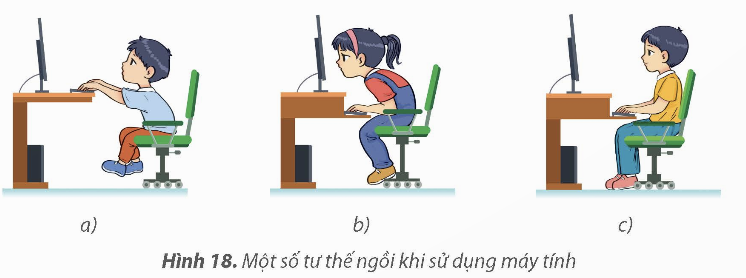 1. TƯ THẾ NGỒI KHI SỬ DỤNG MÁY TÍNH