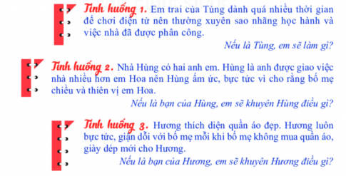 1. ĐỘNG VIÊN, CHĂM SÓC NGƯỜI THÂN TRONG GIA ĐÌNH