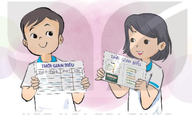 THỜI GIAN BIỂU CỦA EM
