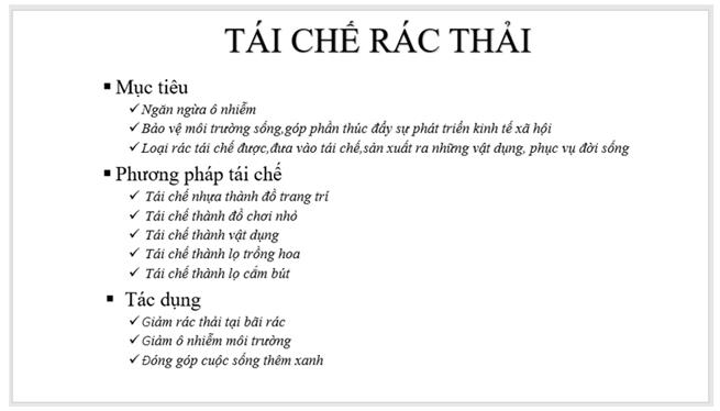 1. MỘT SỐ CHỨC NĂNG CƠ BẢN CỦA PHẦN MỀM TRÌNH CHIẾU