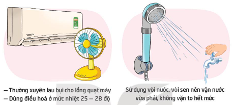 TIẾT KIỆM ĐIỆN, NƯỚC TRONG GIA ĐÌNH