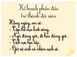 PHẤN ĐẤU TRỞ THÀNH ĐỘI VIÊN