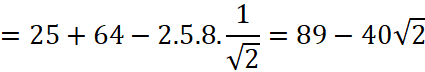 1. ĐỊNH LÍ CÔSIN