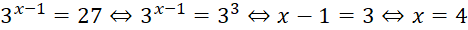1. Phương trình mũ