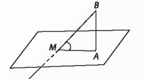 1. Phép chiếu vuông góc. Góc giữa đường thẳng và mặt phẳng