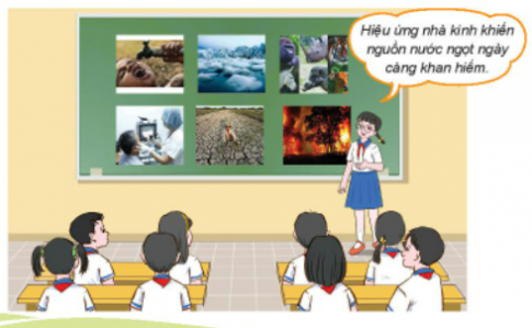 Hoạt động 1: Tìm hiểu về ảnh hưởng của hiệu ứng nhà kính đến sự sống trên Trái Đất và biện pháp giảm thiểu hiệu ứng nhà kính