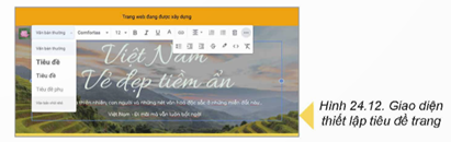 Nhiệm vụ 1. Làm quen với giao diện đầu tiên của Google Sites
