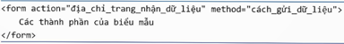1. Giới thiệu biểu mẫu trong trang web