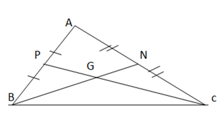 BÀI 34. SỰ ĐỒNG QUY CỦA BA ĐƯỜNG TRUNG TUYẾN, BA ĐƯỜNG PHÂN GIÁC TRONG MỘT TAM GIÁC