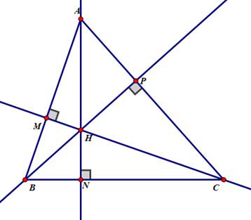 1. SỰ ĐỒNG QUY CỦA BA ĐƯỜNG TRUNG TRỰC TRONG MỘT TAM GIÁC