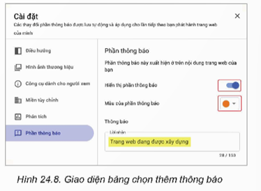 Nhiệm vụ 1. Làm quen với giao diện đầu tiên của Google Sites