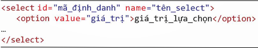 1. BIỂU MẪU WEB