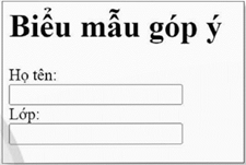 1. Giới thiệu biểu mẫu trong trang web