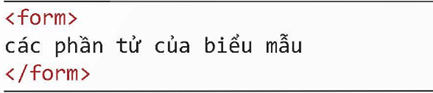 1. BIỂU MẪU WEB