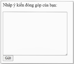 1. Giới thiệu biểu mẫu trong trang web