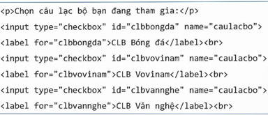 1. Giới thiệu biểu mẫu trong trang web