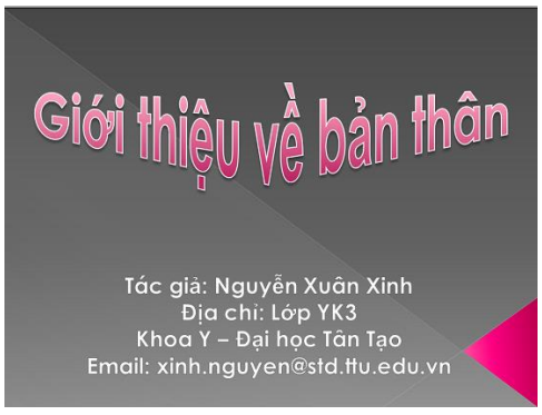 BÀI 12: ĐỊNH DẠNG ĐỐI TƯỢNG TRÊN TRANG CHIẾU (15 CÂU)