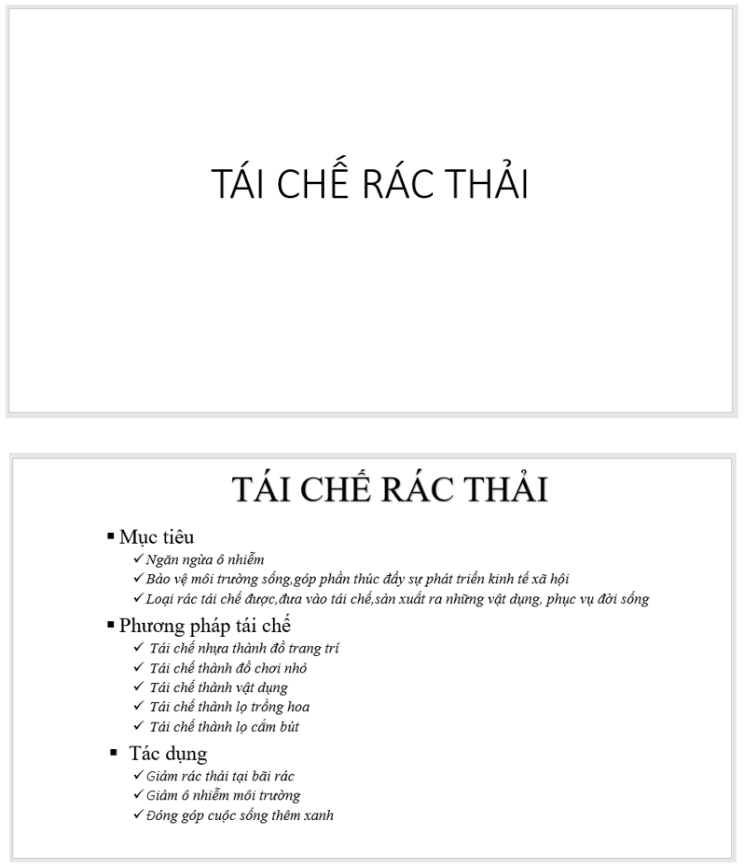BÀI 11: TẠO BÀI TRÌNH CHIẾU (15 CÂU)
