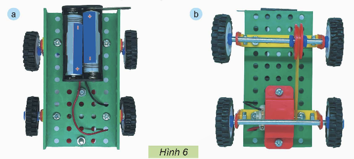 BÀI 7: LẮP RÁP MÔ HÌNH XE ĐIỆN CHẠY BẰNG PIN