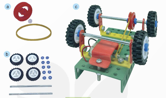 BÀI 7: LẮP RÁP MÔ HÌNH XE ĐIỆN CHẠY BẰNG PIN
