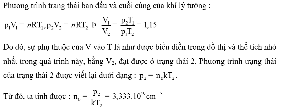 BÀI 11 : PHƯƠNG TRÌNH TRẠNG THÁI CỦA KHÍ LÍ TƯỞNG