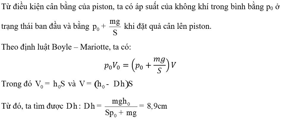 BÀI 11 : PHƯƠNG TRÌNH TRẠNG THÁI CỦA KHÍ LÍ TƯỞNG