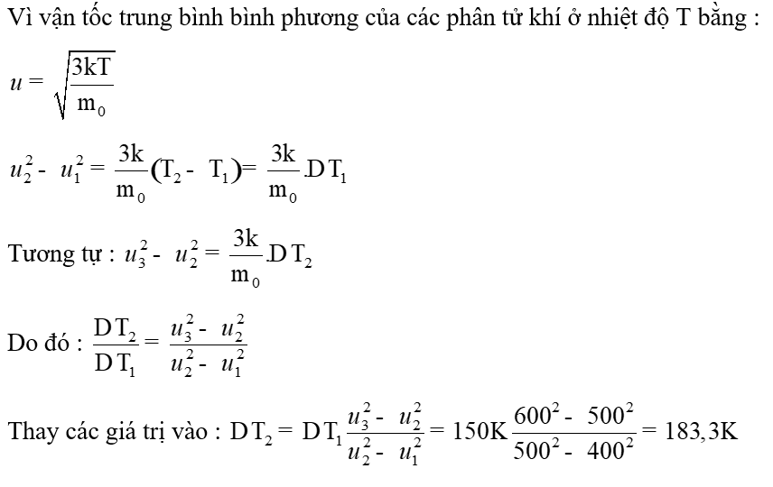 BÀI 13: BÀI TẬP VỀ KHÍ LÍ TƯỞNG