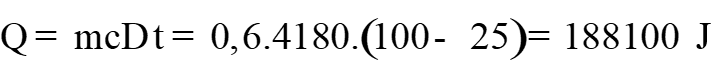 BÀI 6 : NHIỆT HOÁ HƠI RIÊNG