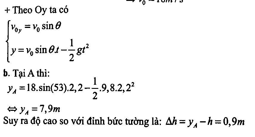 BÀI 12: CHUYỂN ĐỘNG NÉM (16 CÂU)