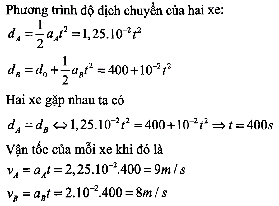 BÀI 9 CHUYỂN ĐỘNG THẲNG BIẾN ĐỔI ĐỀU (15 CÂU)