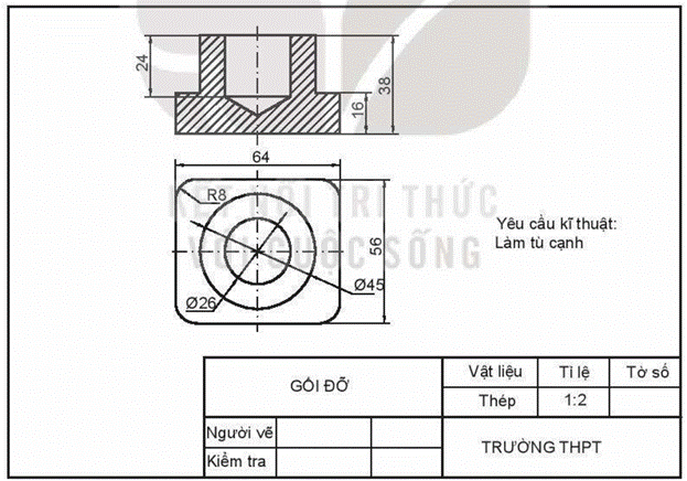BÀI 14: BẢN VẼ CƠ KHÍ (13 CÂU)