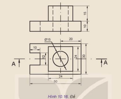 BÀI 10: HÌNH CẮT VÀ MẶT CẮT (15 CÂU)