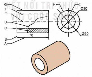 BÀI 8: BẢN VẼ KĨ THUẬT VÀ TIÊU CHUẨN TRÌNH BÀY BẢN VẼ KĨ THUẬT (15 CÂU)