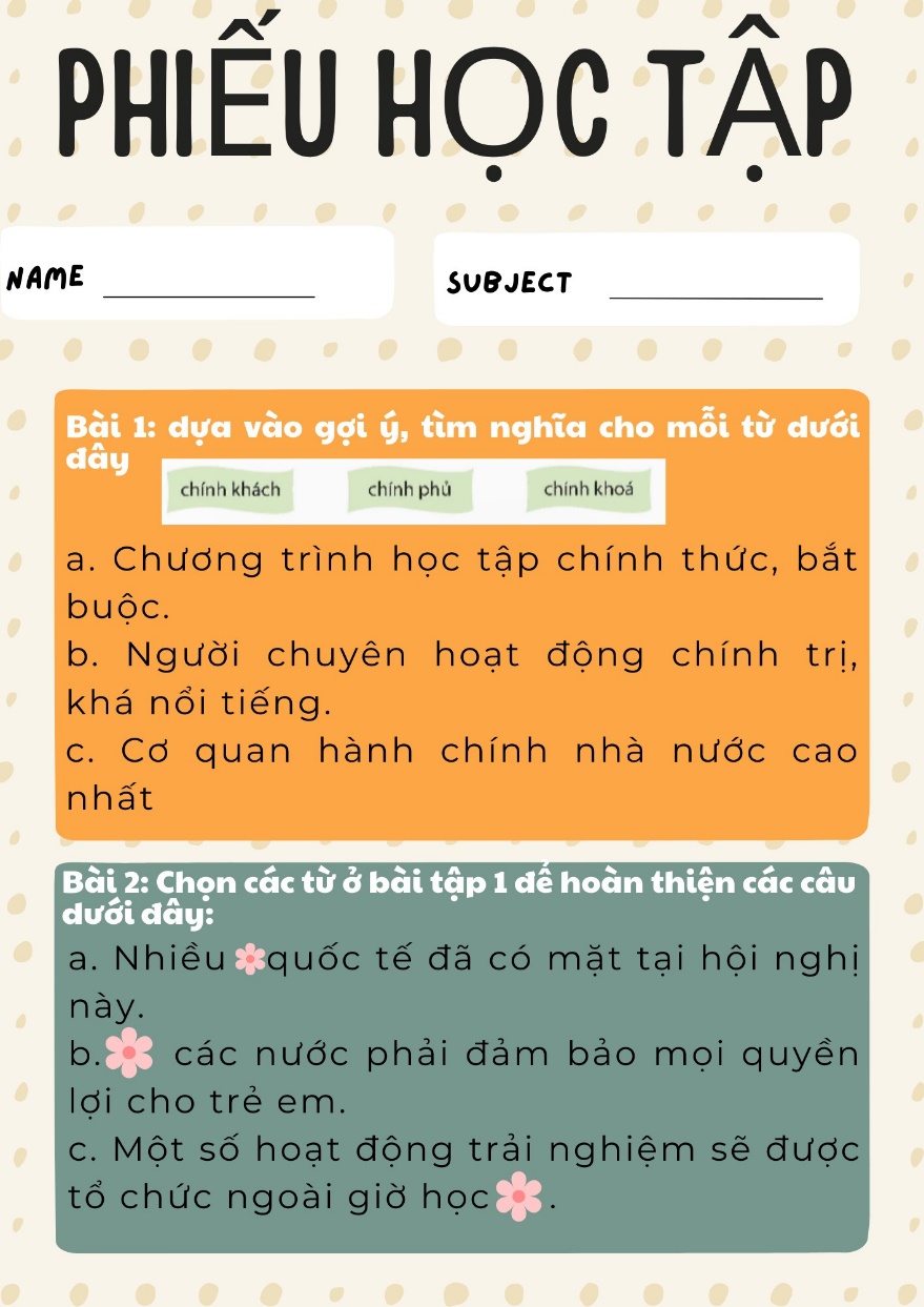 I. YÊU CẦU CẦN ĐẠT
