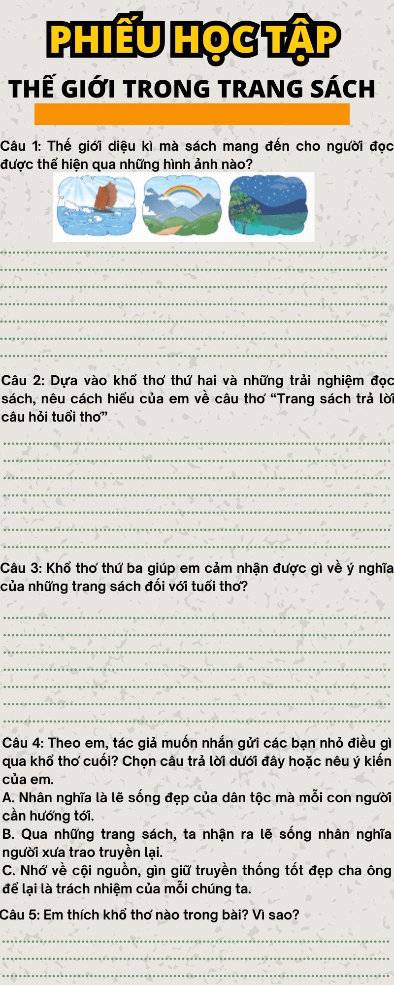 I. YÊU CẦU CẦN ĐẠT