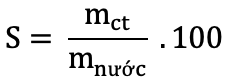 I. Dung dịch, chất tan và dung môi.