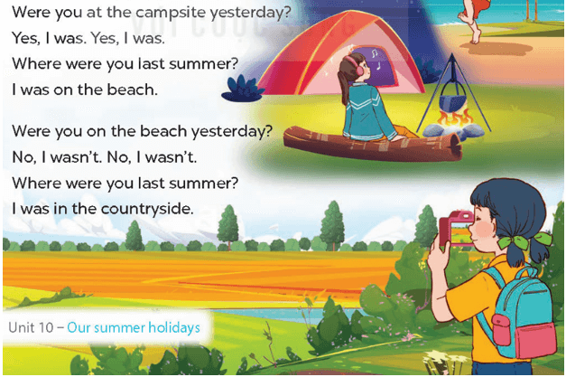 UNIT 10: OUR SUMMER HOLIDAYS