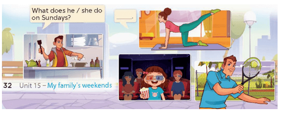 UNIT 15: MY FAMILY’S WEEKENDS