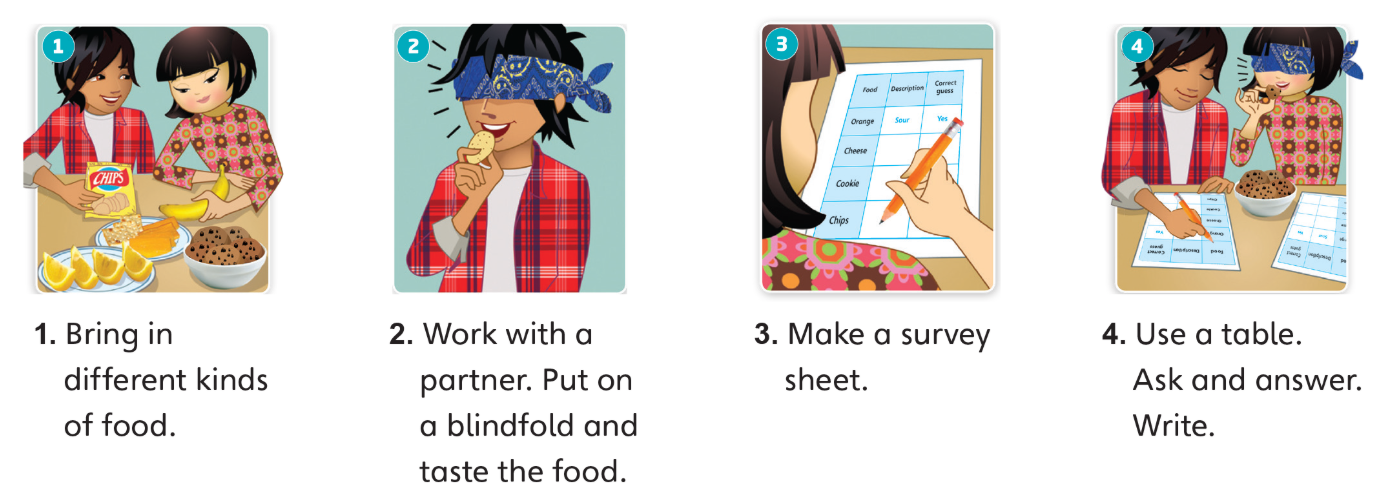 1. Look. Ask and answer. (Nhìn. Hỏi và trả lời.)